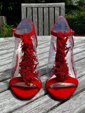 💖BCBG Suede Heels - PRADA Box